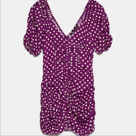 Zara rustic polka dot dress - Picture 7 of 11